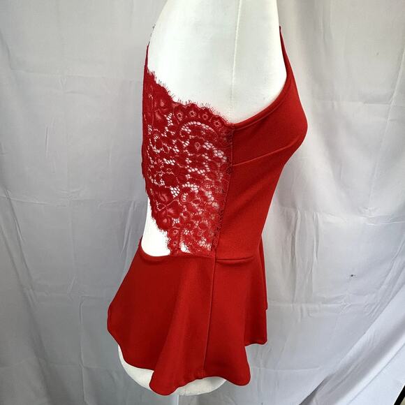 Active USA RED women's Medium night top lingerie sleep sexy romantic - Picture 2 of 9